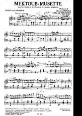 télécharger la partition d'accordéon Mektoub Musette (Valse Arabe) au format PDF