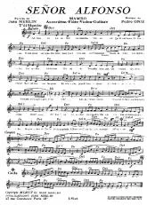 télécharger la partition d'accordéon Señor Alfonso (Mambo) au format PDF