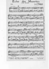 télécharger la partition d'accordéon Echo des musettes (Valse Musette) au format PDF