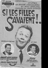 télécharger la partition d'accordéon Si les filles savaient (One Step) au format PDF