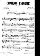télécharger la partition d'accordéon Chanson chinoise (Rumba) au format PDF