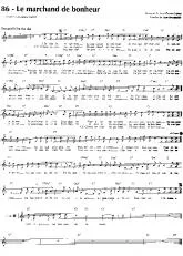 télécharger la partition d'accordéon Le marchand de bonheur (Chant : Les compagnons de la chanson) au format PDF