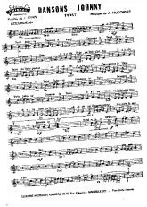 télécharger la partition d'accordéon Dansons Johnny (Twist) au format PDF