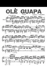 télécharger la partition d'accordéon Olé Guapa (Tango) au format PDF