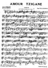 télécharger la partition d'accordéon Amour tzigane (Tango) au format PDF