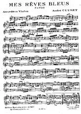 télécharger la partition d'accordéon Mes rêves bleus (Tango) au format PDF