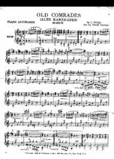 télécharger la partition d'accordéon Old comrades (Alte Kameraden) (Arrangement Frank Gaviani) (Marche) au format PDF