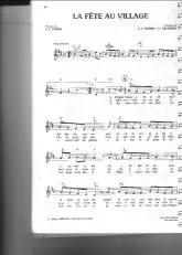 télécharger la partition d'accordéon La fête au village (Chant : Bézu) au format PDF