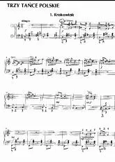 télécharger la partition d'accordéon Three Polish Dances au format PDF