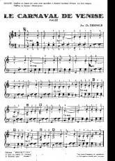télécharger la partition d'accordéon Le carnaval de Venise (Valse) au format PDF