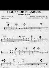 télécharger la partition d'accordéon Roses de picardie (Dansons la rose) au format PDF
