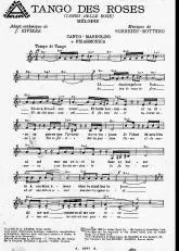 télécharger la partition d'accordéon Tango des roses (Tango delle rose) au format PDF