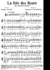 télécharger la partition d'accordéon La fête des fleurs (El Humahuaqueno) (Chant : Tino Rossi) au format PDF
