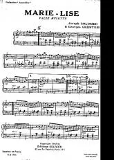 télécharger la partition d'accordéon Marie Lise (Valse Musette) au format PDF