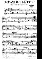 télécharger la partition d'accordéon Romantique Musette (Valse) au format PDF