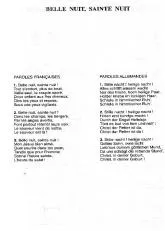télécharger la partition d'accordéon Belle nuit Sainte nuit (Paroles) au format PDF
