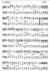 télécharger la partition d'accordéon La Bohème (Transcription Manuscrite) au format PDF