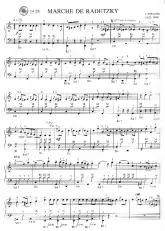 télécharger la partition d'accordéon Marche de Radetzky au format PDF