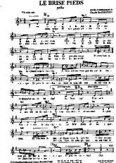 télécharger la partition d'accordéon Le brise pieds (Polka) au format PDF