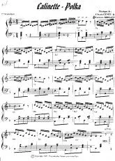 télécharger la partition d'accordéon Calinette Polka au format PDF