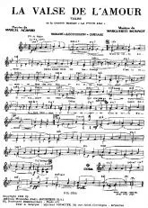 télécharger la partition d'accordéon La valse de l'amour (De la comédie musicale : La p'tite Lili) au format PDF
