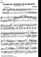 télécharger la partition d'accordéon Etude de concert en ré Majeur (Konzert Etüde in D) (1er Accordéon) au format PDF