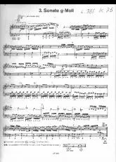 télécharger la partition d'accordéon Sonate en sol mineur (Sonate g Moll) au format PDF