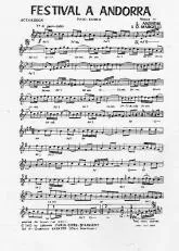 télécharger la partition d'accordéon Festival à Andorra (Paso Doble) au format PDF