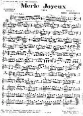 télécharger la partition d'accordéon Merle joyeux (Polka) au format PDF