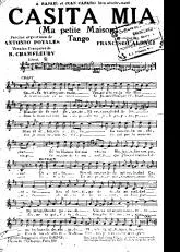 télécharger la partition d'accordéon Casita Mia (Ma petite maison) (Tango Chanté) au format PDF
