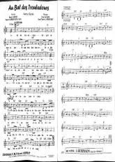 télécharger la partition d'accordéon Au bal des troubadours (Marche Chantée) au format PDF