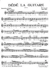 télécharger la partition d'accordéon Dédé la guitare (Java) au format PDF
