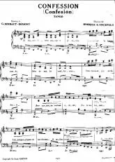 télécharger la partition d'accordéon Confession (Confesion) (Tango) au format PDF