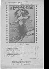 télécharger la partition d'accordéon O Bayadère (De l'opérette : La Bayadère) au format PDF
