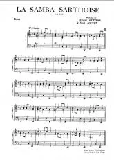 télécharger la partition d'accordéon La samba Sarthoise (Piano) au format PDF