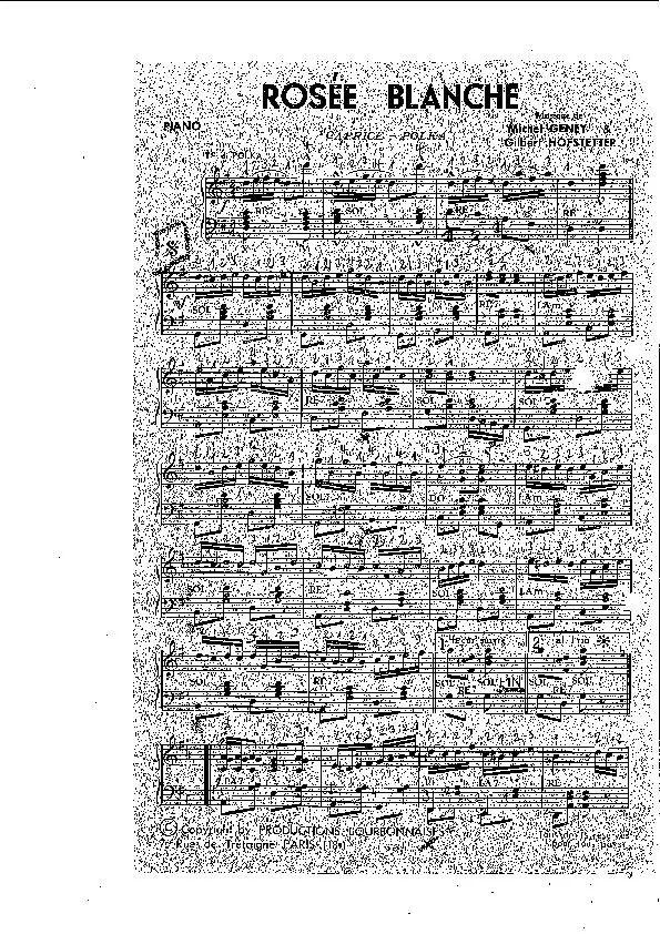 télécharger la partition d'accordéon Rosée blanche (Caprice Polka) au format PDF