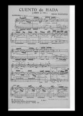 télécharger la partition d'accordéon Cuento de hada (Conte de fée) (Tango) au format PDF