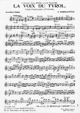 télécharger la partition d'accordéon La voix du tyrol (Läindler) (Valse Tyrolienne) au format PDF