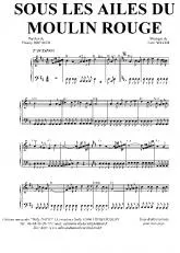 télécharger la partition d'accordéon Sous les ailes du moulin rouge (Tango) au format PDF