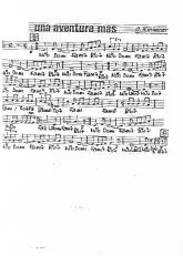télécharger la partition d'accordéon Una Aventura Mas (Boléro) (Manuscrite) au format PDF