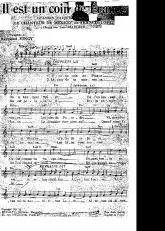 télécharger la partition d'accordéon Il est un coin de France (Le chanteur de Mexico) (Chant : Luis Mariano) au format PDF