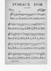 télécharger la partition d'accordéon Fuseaux d'or (Valse Musette) au format PDF
