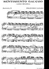 télécharger la partition d'accordéon Sentimiento gaucho (Partie : Bandonéon B) (Tango) au format PDF