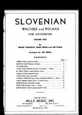 télécharger la partition d'accordéon Slovenian Valses et Polkas (Volumes 2 et 4) au format PDF