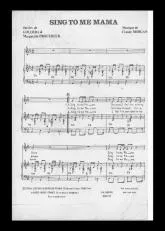 télécharger la partition d'accordéon Sing to me Mama (Chant : Karen Cheryl) au format PDF