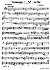 télécharger la partition d'accordéon Romance Musette (Valse Musette) au format PDF