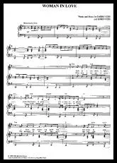 télécharger la partition d'accordéon Woman in love au format PDF