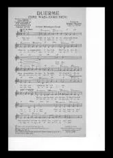 télécharger la partition d'accordéon Duerme (Time Was) (Dors bien) (Arrangement : Léo Nègre) (Slow) au format PDF