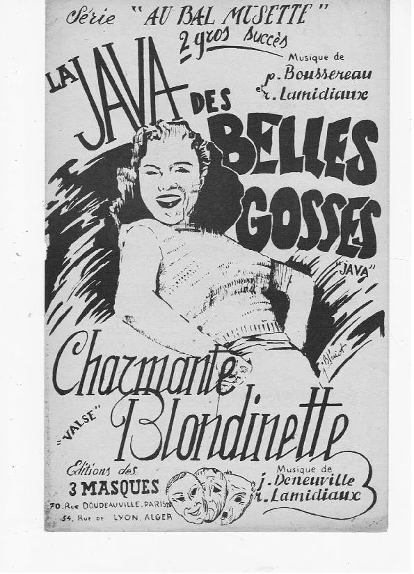télécharger la partition d'accordéon Charmante blondinette (Valse Musette) au format PDF