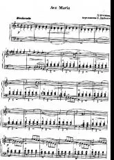télécharger la partition d'accordéon Ave Maria (Arrangement Evgenii Derbienko) au format PDF